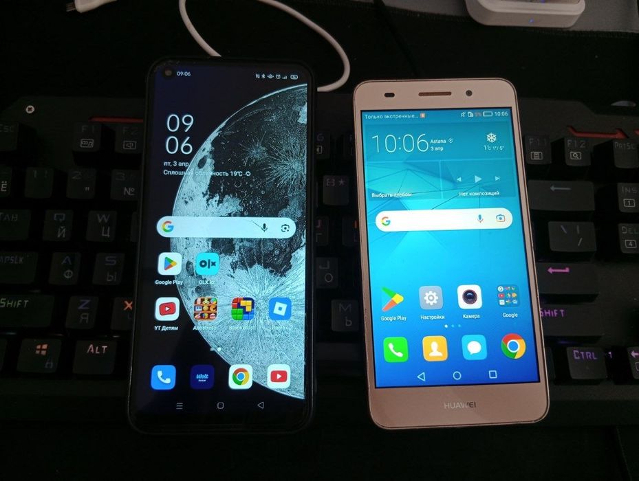 Продам смартфон Oppa и Huawei