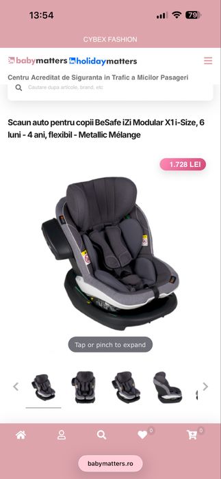 Scaun Be Safe iZI Modular i-size plus baza isofix