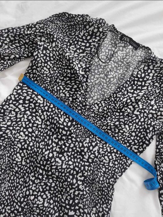Rochie Zara cu print alb-negru