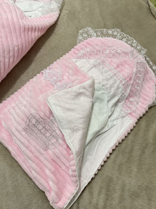 Конверт плед на выписку новорожденных