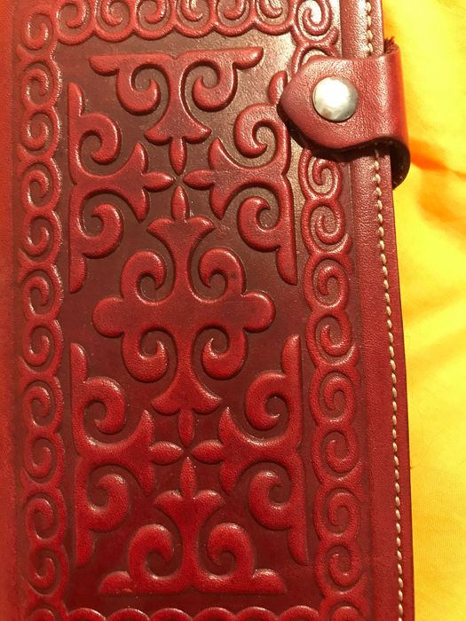 Кошелёк кожаный, ручная работа