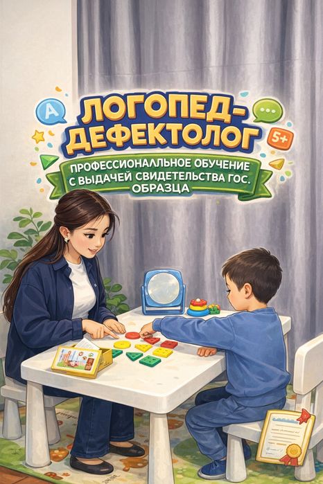 Стать логопедом-дефектологом: курс с практикой и трудоустройством