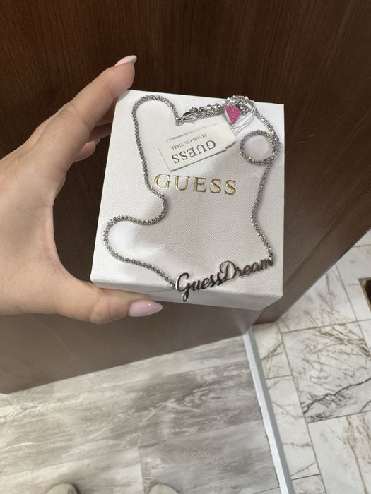 Guess комплект гривна и синджир