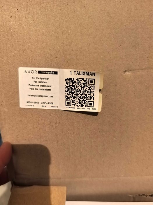Controler Hansgrohe Robinet dus  Baie