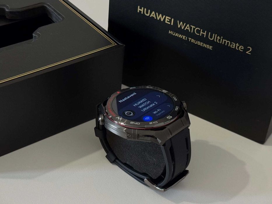 Бартер! Като НОВ! Гаранция! Huawei Watch Ultimate 2 Black Zircon (Черен циркониев корпус)