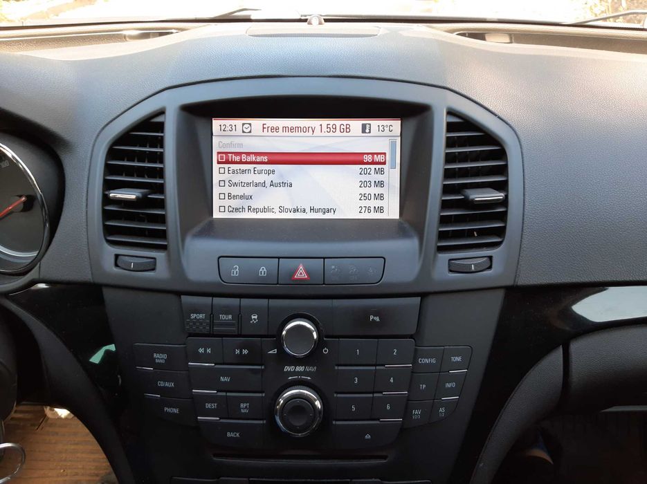 Навигационен диск Opel, DVD90 и SD card NAVI 900 карта за навигация