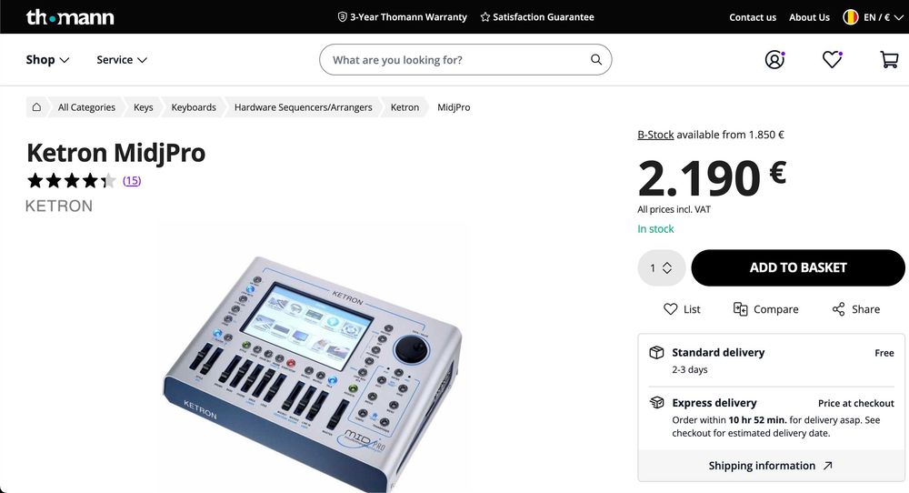 Ketron MidjPro перфектен изгодно