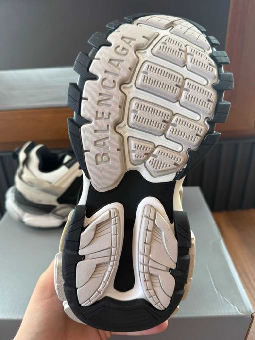 Balenciaga Track Suade 'Gray/Black/White' 40