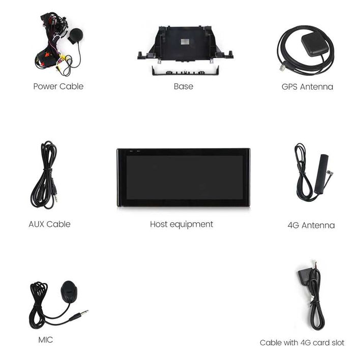 Navigatie Audi Q5 din 2016-2022 , 6GB RAM Android Carplay Noua Camera