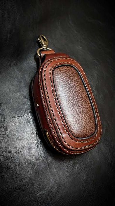 Калъф за ключове /кейс/от естествена кожа ръчна изработка