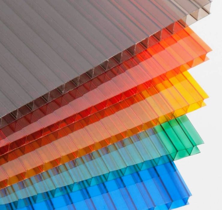 Сотовый поликарбонат, монолитный,профилированный поликарбонат