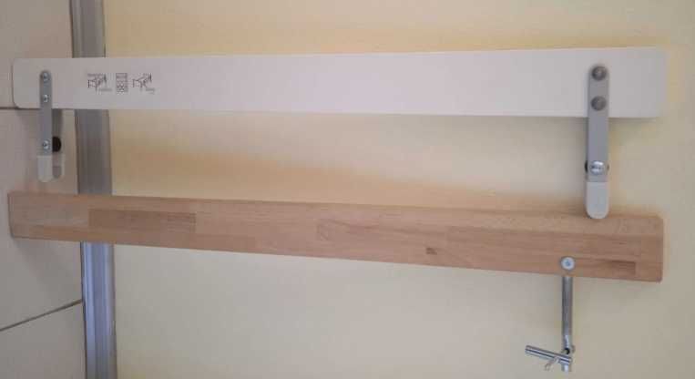Детско легло с парапет и матрак IKEA Sniglar, 3-7 години 165/77 см.