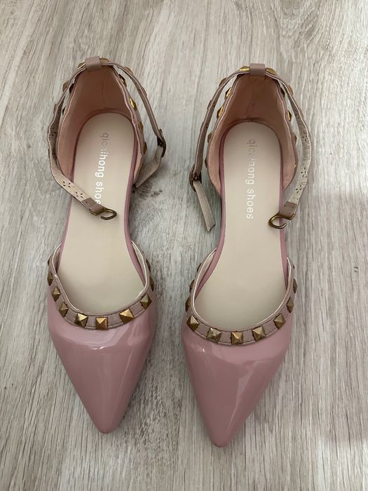 Дамски кожени обувки Karl Lagerfeld Kapri  и обувки тип Valentino