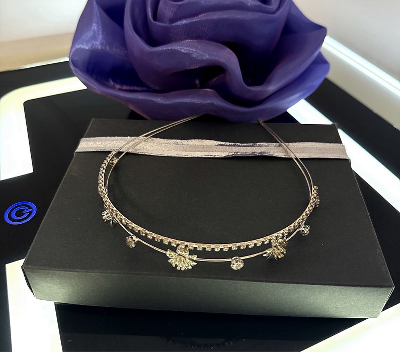 Diademă coroniță elegantă cu cristale  Meli Melo Paris