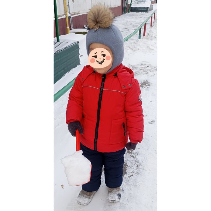 Продам зимний комбинезон 98-104