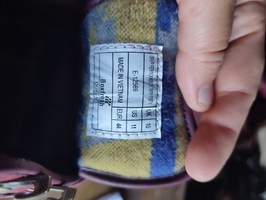 Ghete casual 44 vișiniu