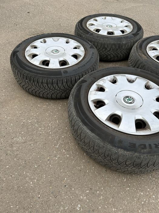 Roti 195/65/15 skoda ,seat,mercedes,vw, jante cauciucuri m+s