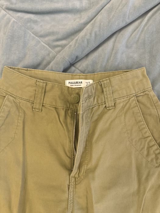 Широкие карго-джинсы Pull&Bear