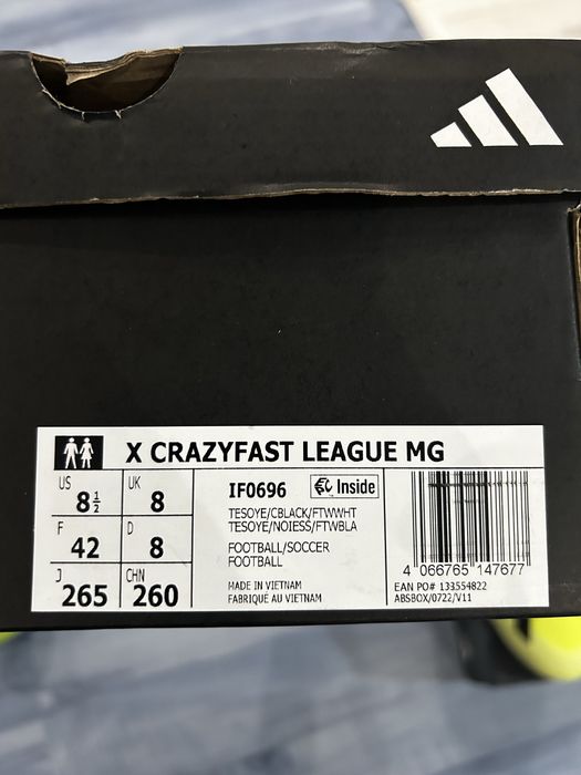 Бутонки / Футболни обувки Adidas X Crazyfast MG