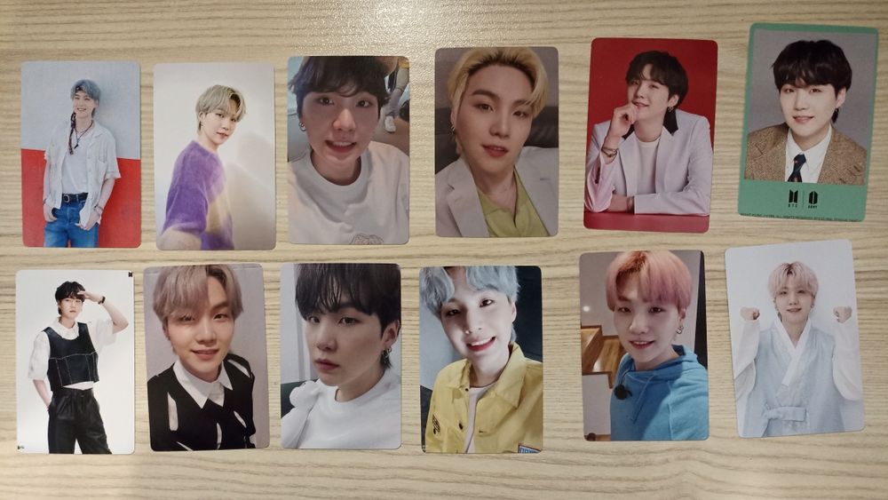 Bts, Suga неофициални картички