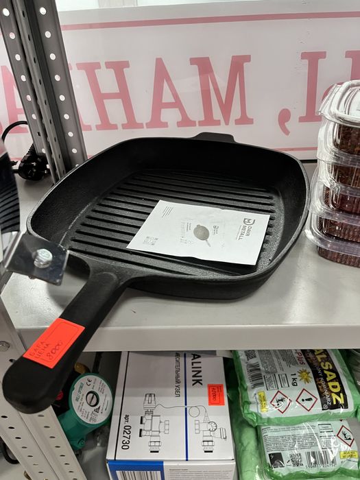 Чугунная сковородка, гриль, решетка