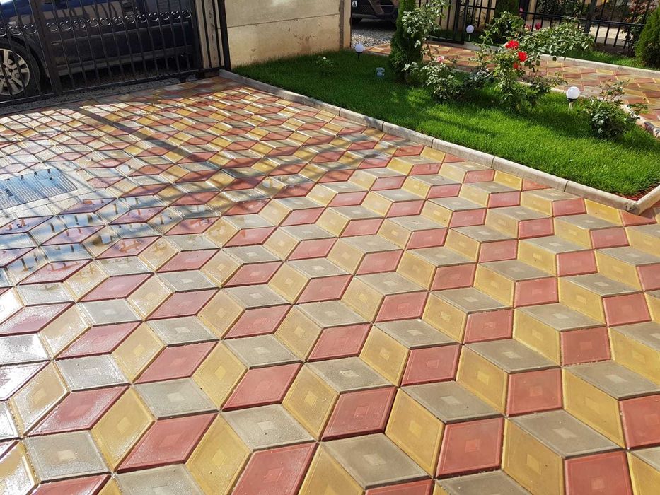 Fabrica de pavaje pavele - producem model 35x35 tip Harta montaj