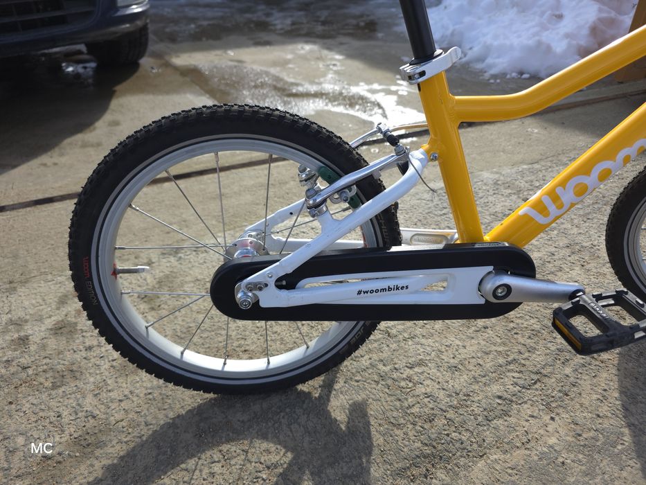 Bicicleta Woom 3 galbena