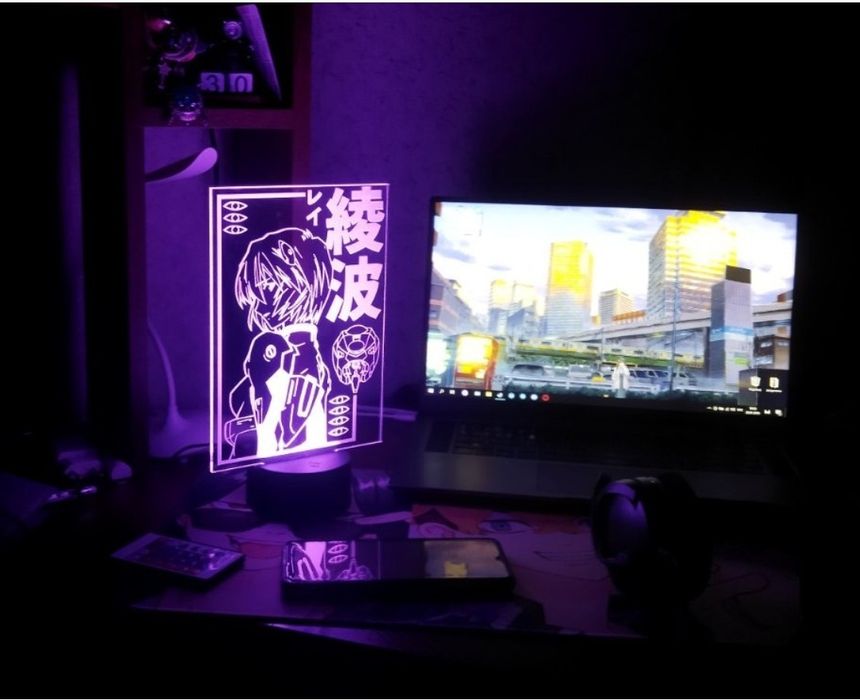 Ночник аниме с пультом