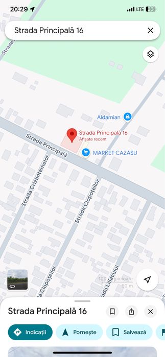 Teren intravilan de vanzare Cazasu Braila