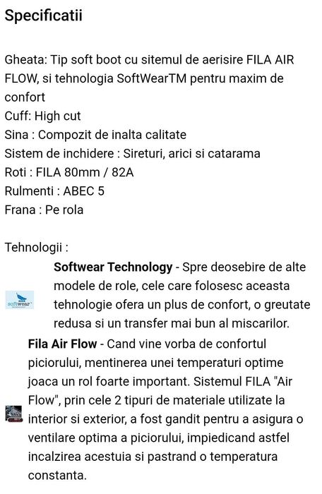 Role FILA Primo Comp black/red