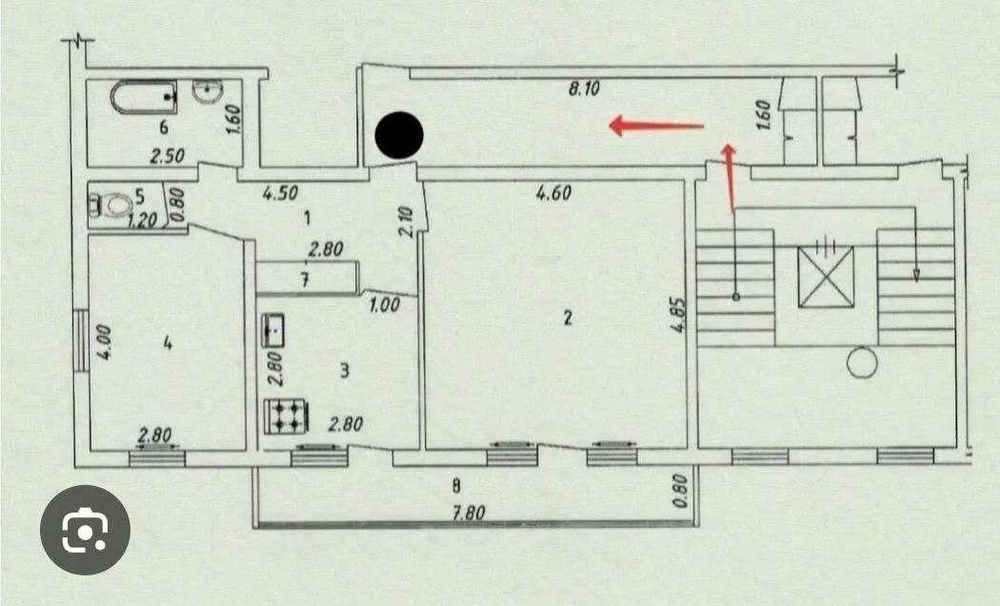 Продается 2 х ком кв массив ТТЗ-2 №16 Жамила