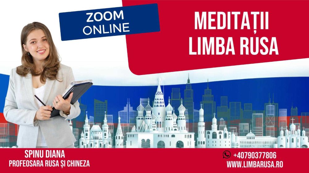 Meditatii Limba Rusă Online cu Vorbitori Nativi