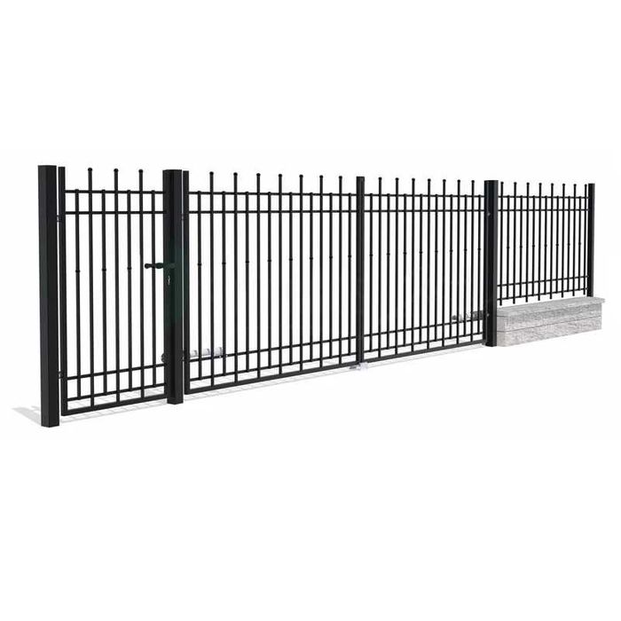 Колове за огради и огради, Метални пана