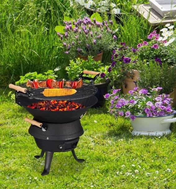 Малко барбекю с чугунена скара