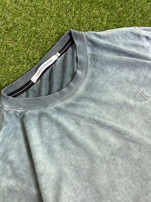 Мъжка блузка : Calvin Klein Jeans Men's Cold Dye Elongated Tee T - Shirt
