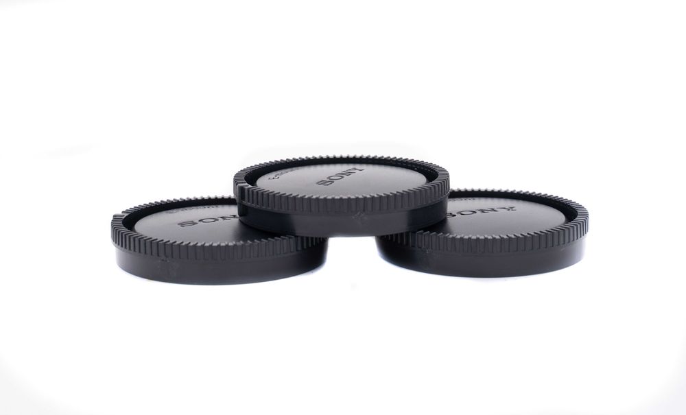 Set 3 bucati capac spate obiectiv Sony E ( mirrorless)