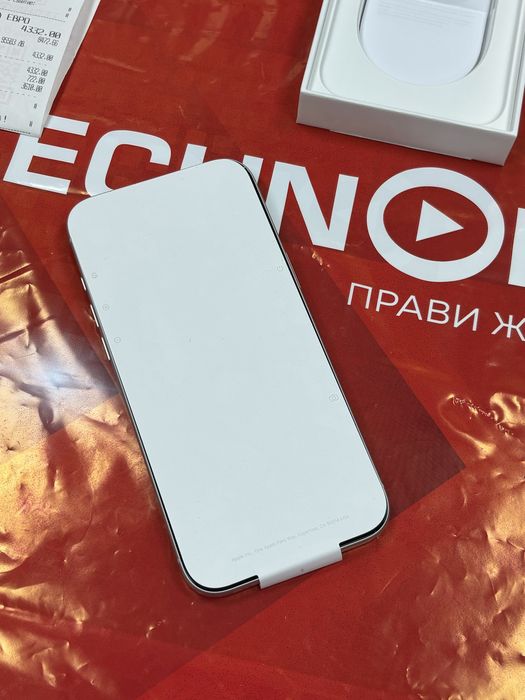 ***НЕАКТИВИРАН 256GB iPhone 17 Pro Max 5G Technopolis Гаранция 2029 SILVER