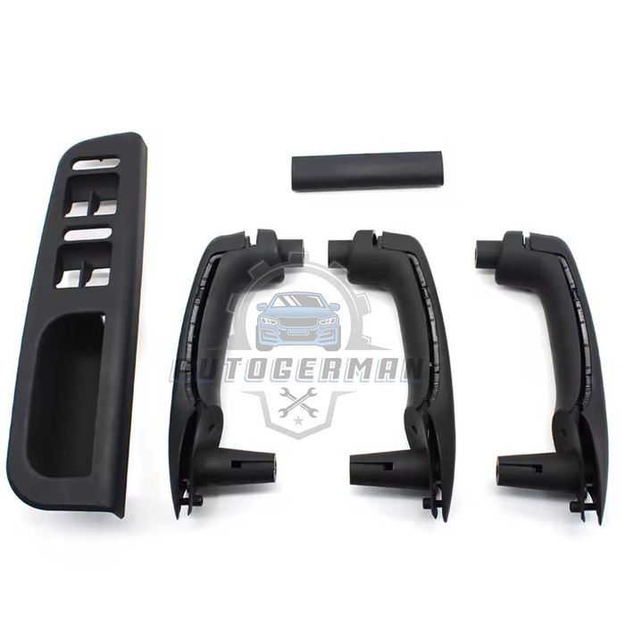 VW Golf 4 пълен комплект дръжки с панел за ел стъкла с основа нови