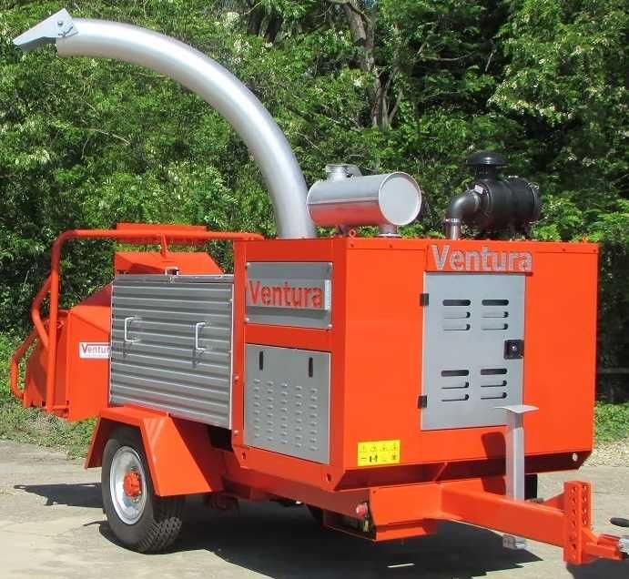 Tocator PROFESIONAL de crengi, deplasabila cu motor diesel 126cp
