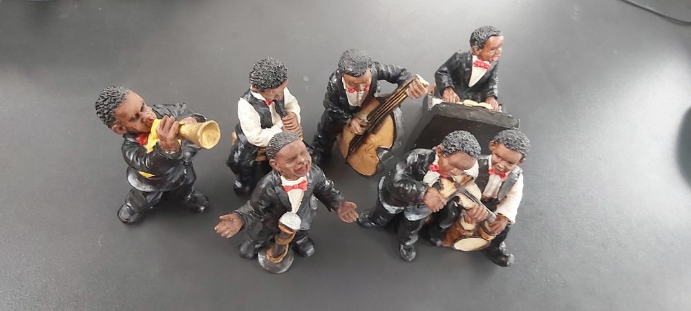 Джаз банда Фигура Колекционерски предмети  Тежък керамичен деко
