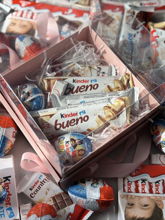 Киндер боксы на 8марта,14февраья