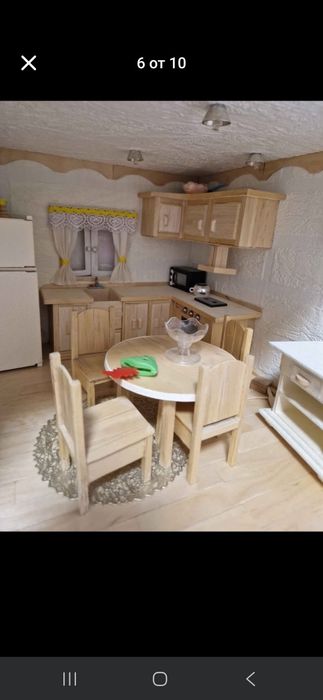 Огромна Куклена къща за игра с лампи
