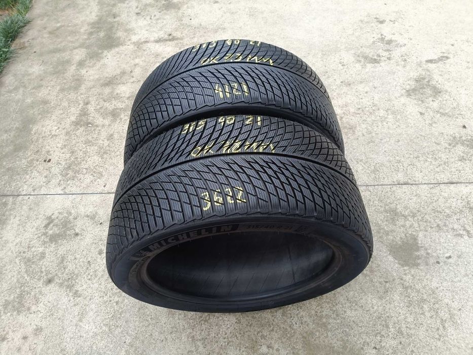 Doua anvelope de iarna 315 40 21 michelin pilot alpin 5 suv dot 2022