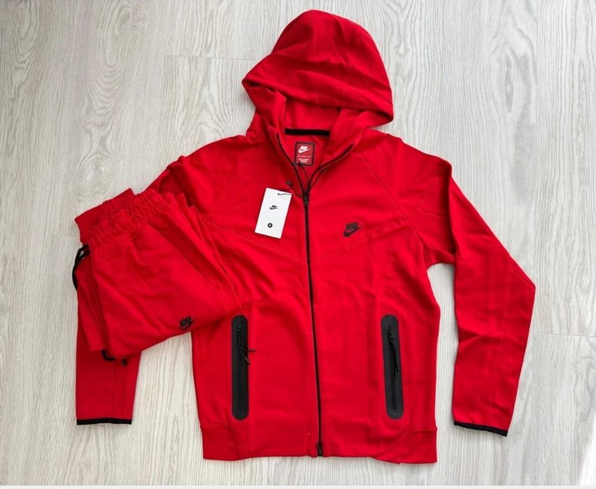Trening Nike Tech Roșu Bumbac