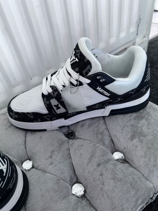 #SALE# Louis Vuitton Trainer Negru #Verificare Colet#