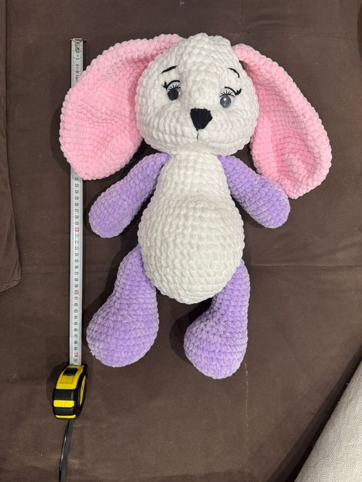 Плетена играчка заек