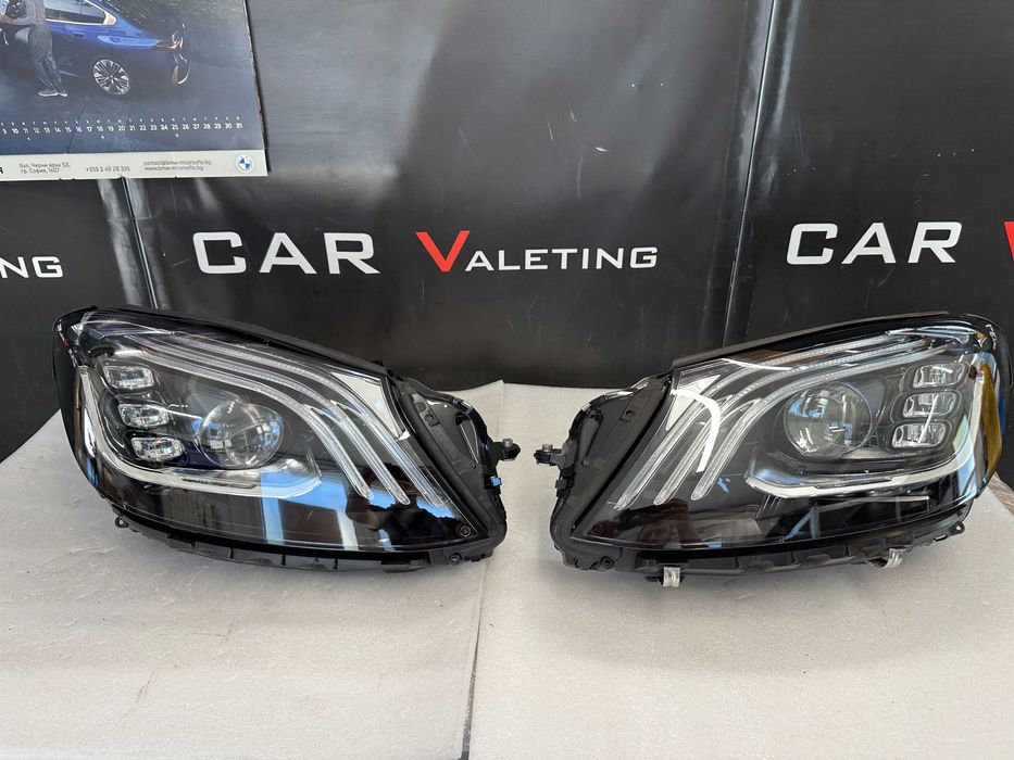 Фар фарове Mercedes S W222 Facelift Мерцедес 222 Фейс