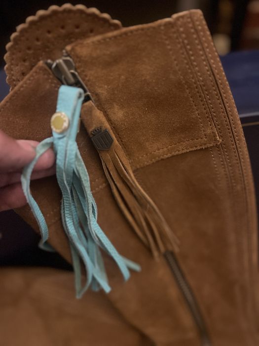 Cizme Fairfax & Favor England – piele întoarsă – premium