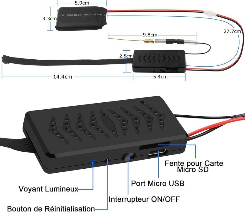 LXMIMI Mini WiFi Скрита Шпионска Камера – 1080P HD мини камера