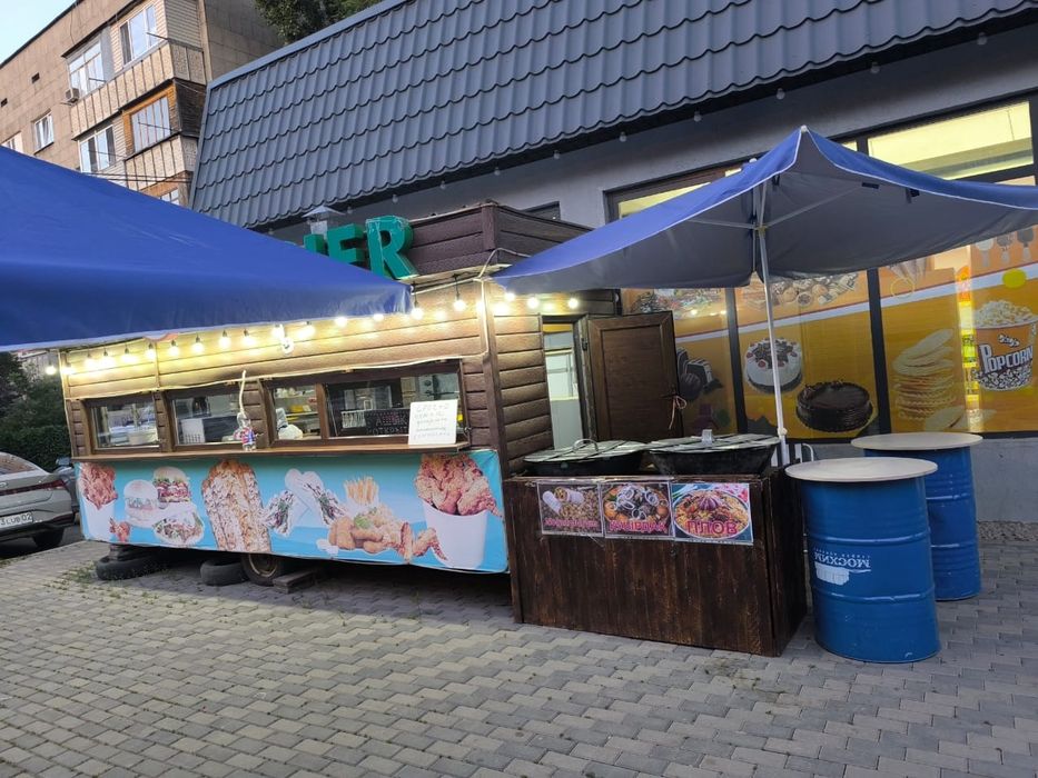 Продам будку на колесах готовое